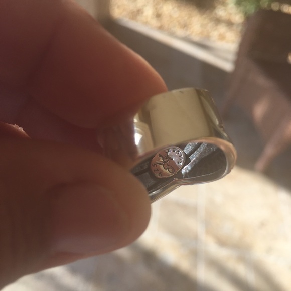 NEW 925 Sterling Silver and 10k gold ring - Picture 3 of 3